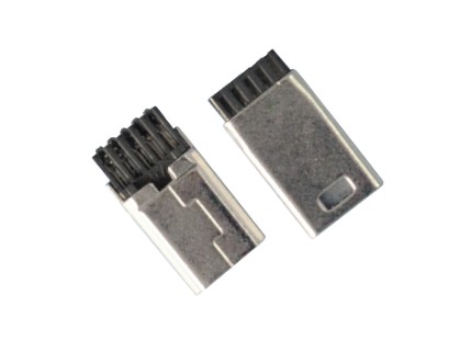 MINI USB 5P公超薄短体前五后五