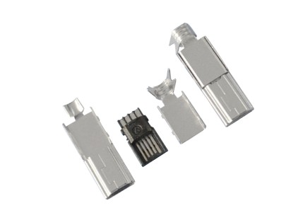 MINI USB 5P公超薄 A型前五后四 三件套
