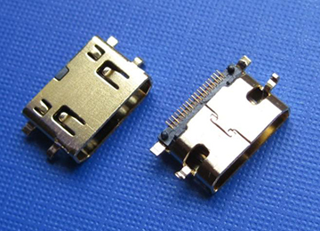 mini-HDMI-沉板0.8-前插后贴-平口